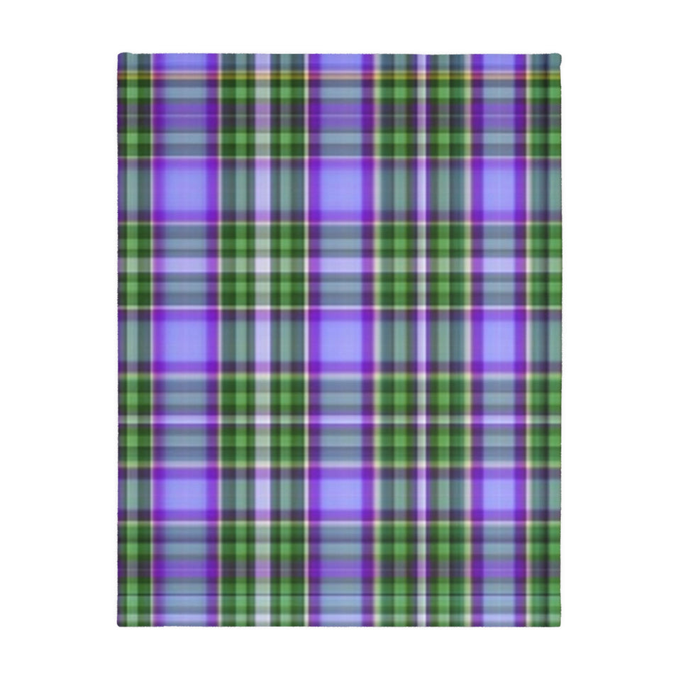 32CB  Colorful Plaid Blanket