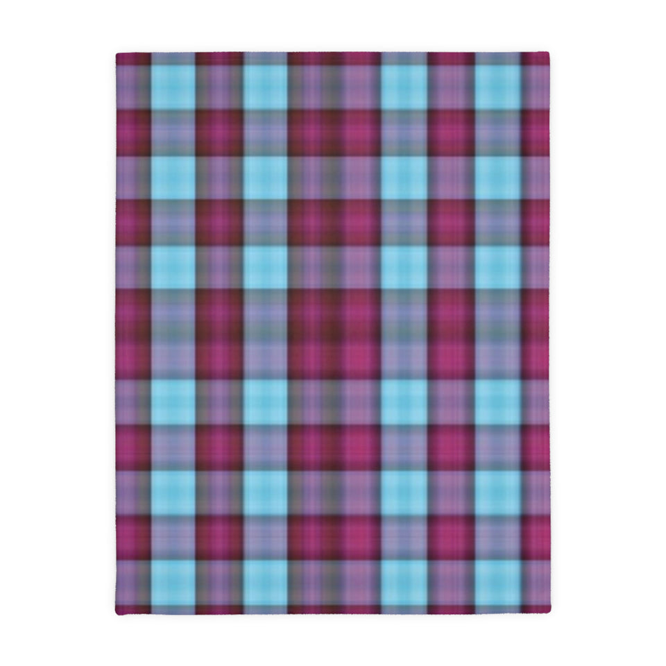 19CB  Colorful Plaid Blanket