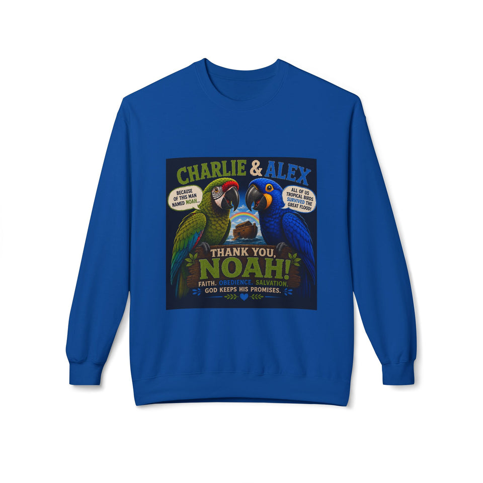 Charlie & Alex “Thank You, Noah!” Christian Sweatshirt CA16