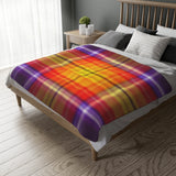 51CB  Colorful Plaid Blanket
