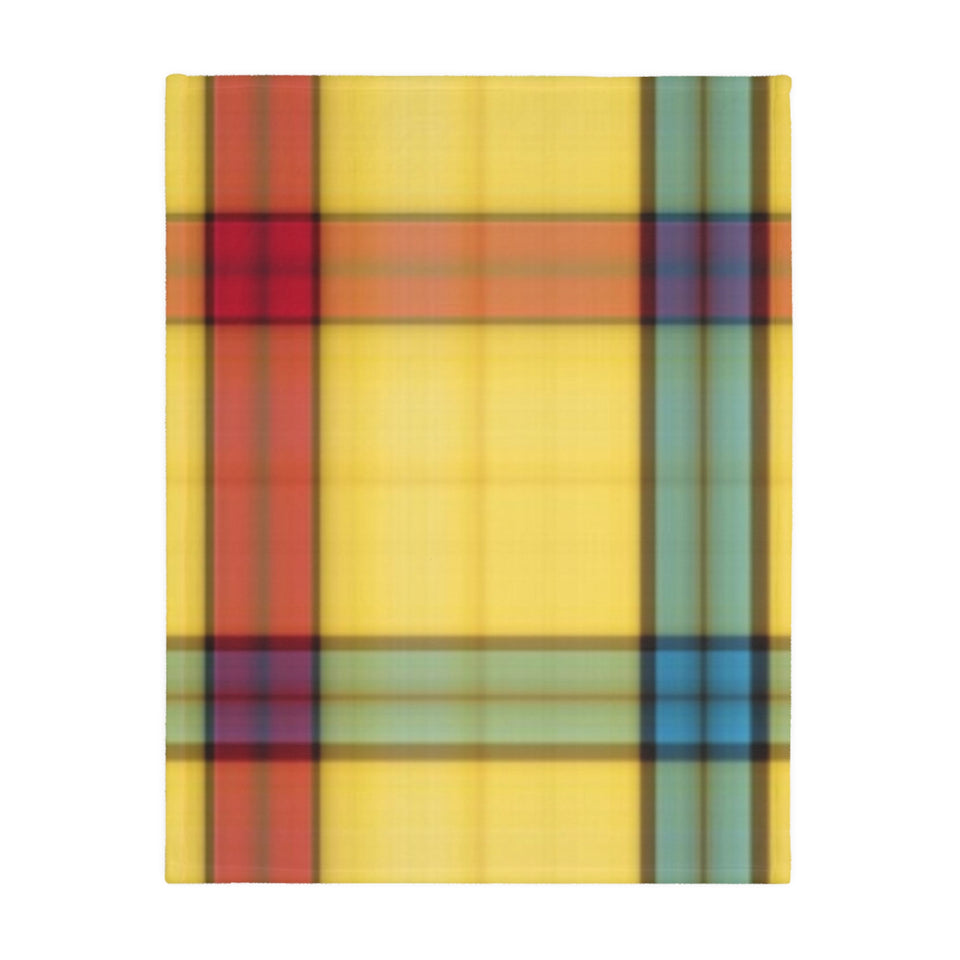24CB  Colorful Plaid Blanket