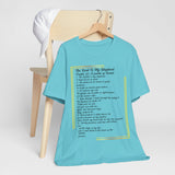 30CTS   Unisex Psalms 23 Christian t shirt