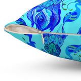 23PCF  Peacock Feather Pillow