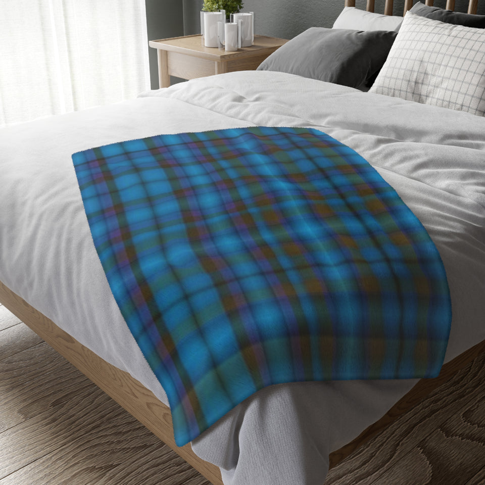 22CB  Colorful Plaid Blanket