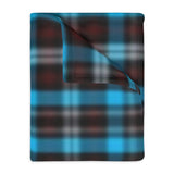56CB  Colorful Plaid Blanket