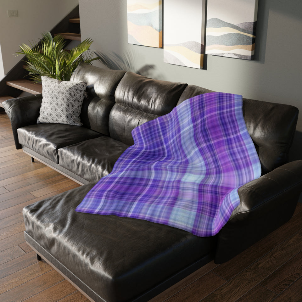 15CB  Colorful Plaid Blanket