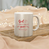 29SGM  Silver and Gold Christian Mug