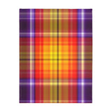 51CB  Colorful Plaid Blanket