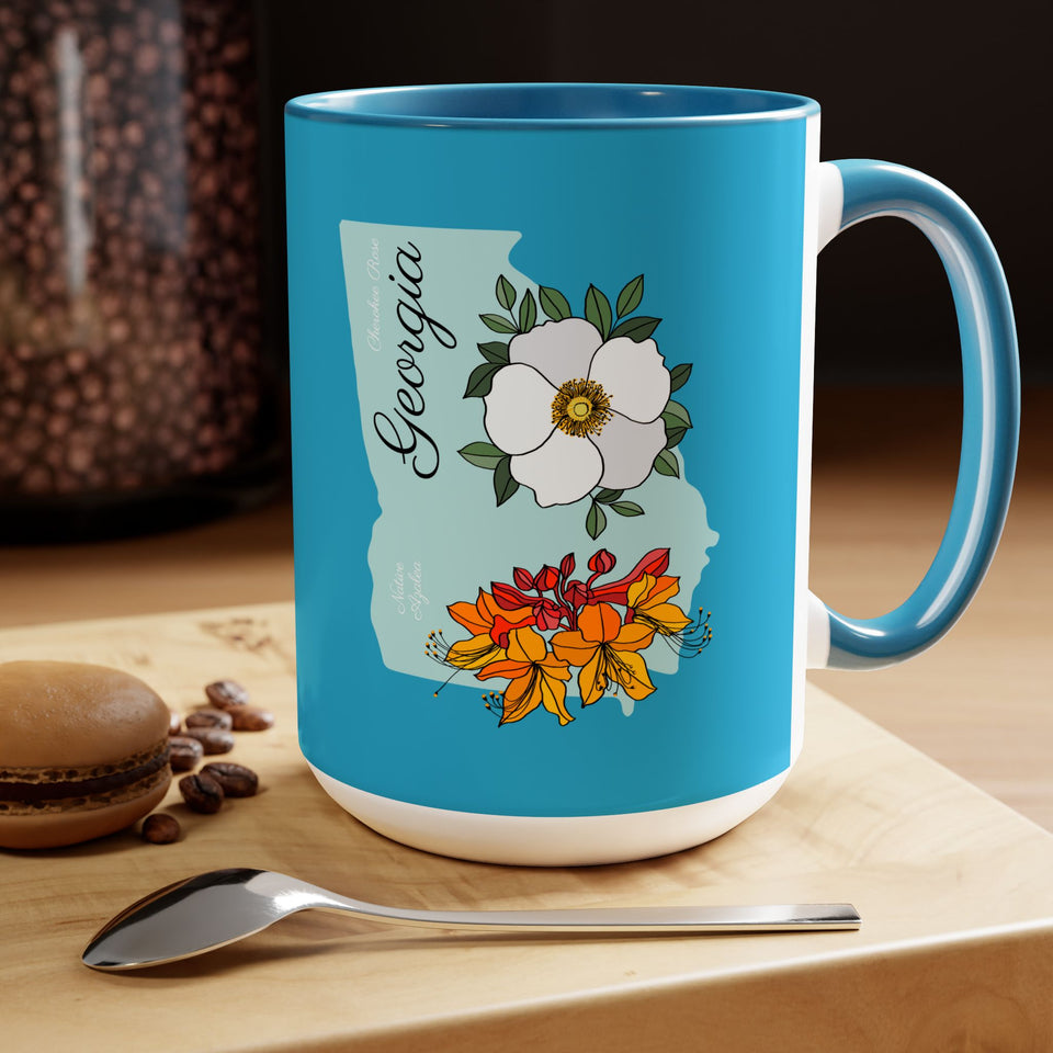 10SFM  Georgia State Flower Mug
