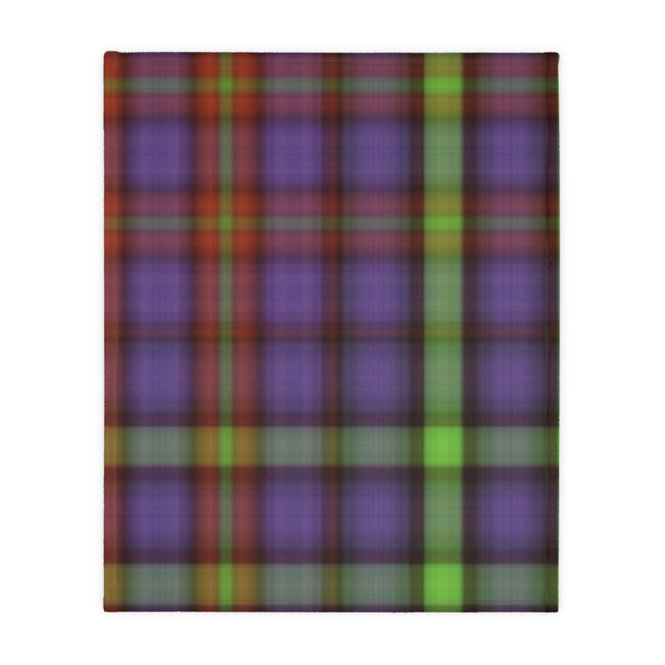 21CB  Colorful Plaid Blanket
