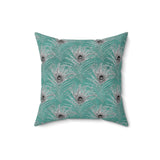 4PCF  Peacock Feather Pillow