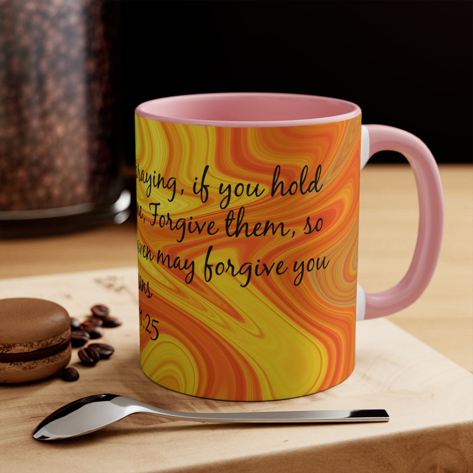 15CMSM  Colorful Marble Mark 11:25 Mug