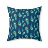 65PCF  Peacock Feather Pillow