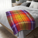 51CB  Colorful Plaid Blanket