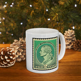 2WSM  George Washington Postage Stamp Mug