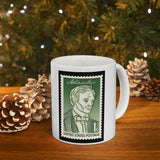 2ALSM  Abraham Lincoln US Stamp mug