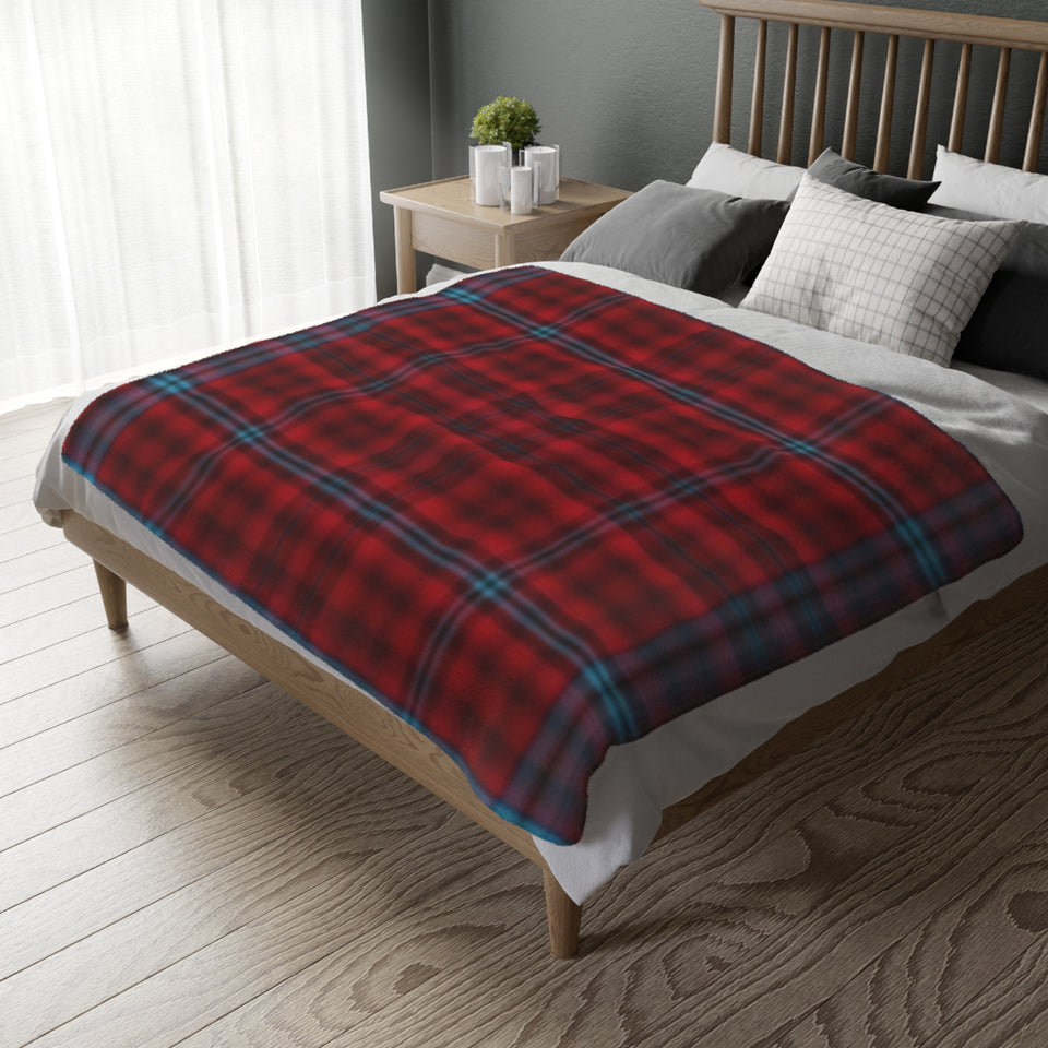 23CB  Colorful Plaid Blanket