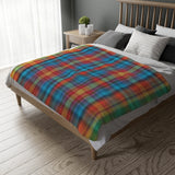 60CB  Colorful Plaid Blanket