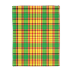 65CB  Colorful Plaid Blanket