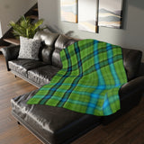 25CB  Colorful Plaid Blanket