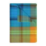 38CB  Colorful Plaid Blanket
