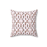 37PCF  Peacock Feather Pillow