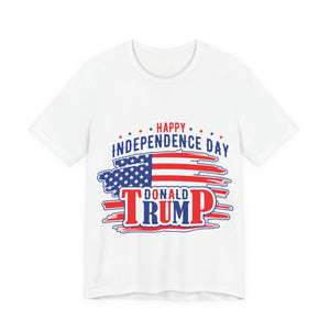 4USAR  Happy Independance Day Donald Trump t shirt