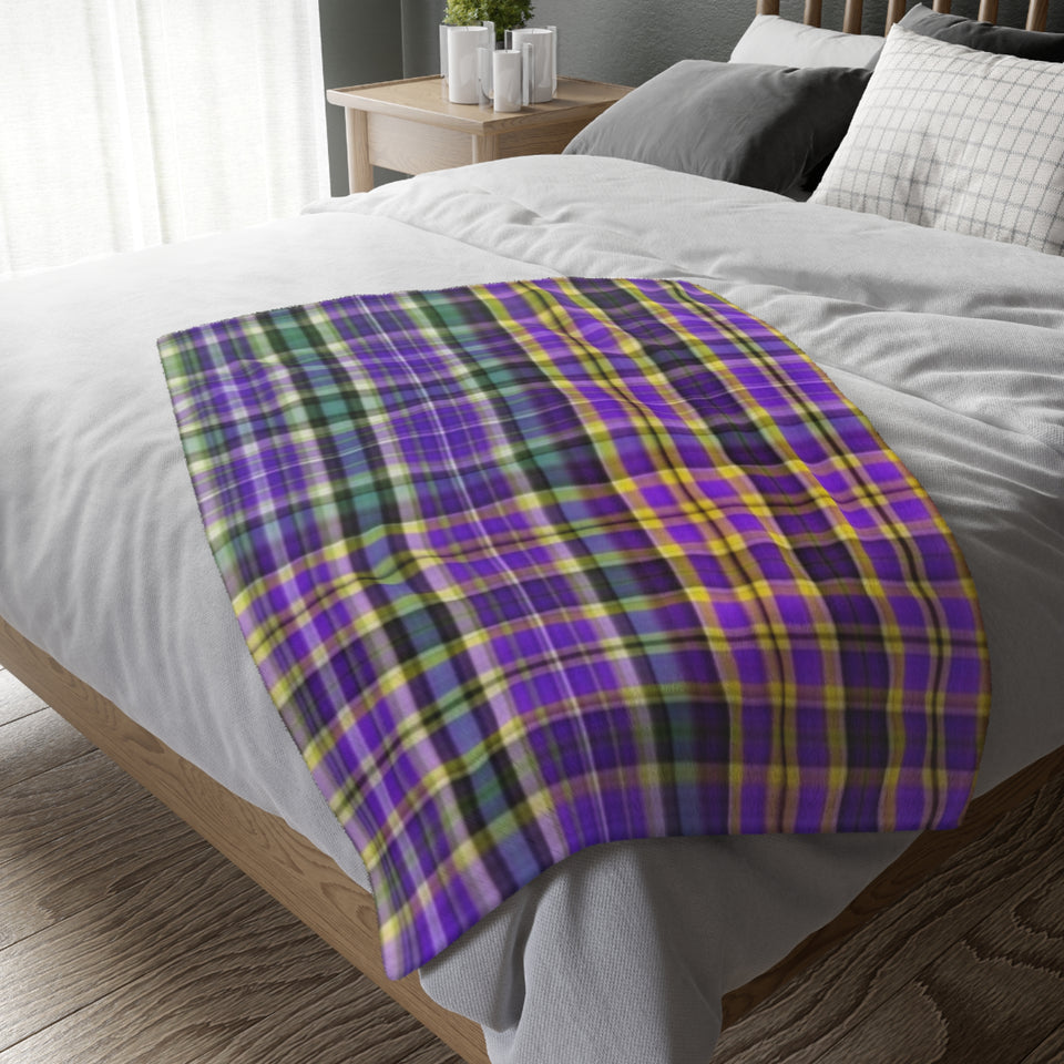 29CB  Colorful Plaid Blanket