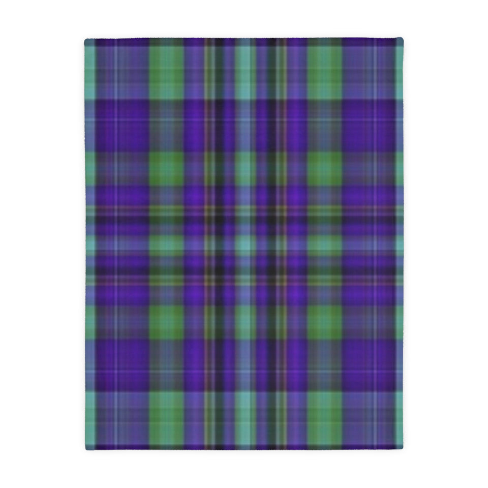 31CB  Colorful Plaid Blanket