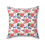 57PCF  Peacock Feather Pillow