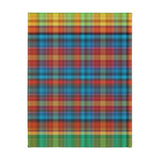 60CB  Colorful Plaid Blanket