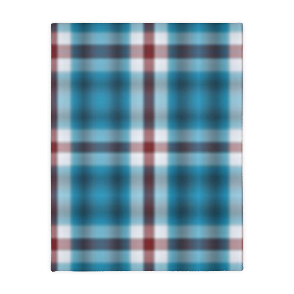 53CB  Colorful Plaid Blanket