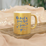 59SGM Silver and Gold Christian Mug