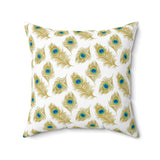 16PCF  Peacock Feather Pillow