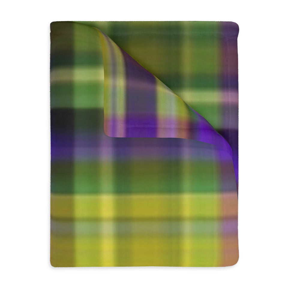 26CB  Colorful Plaid Blanket