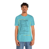 30CTS   Unisex Psalms 23 Christian t shirt