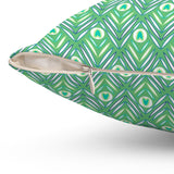 18PCF  Peacock Feather Pillow