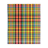 59CB  Colorful Plaid Blanket