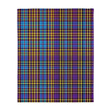 48CB  Colorful Plaid Blanket