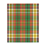 66CB  Colorful Plaid Blanket