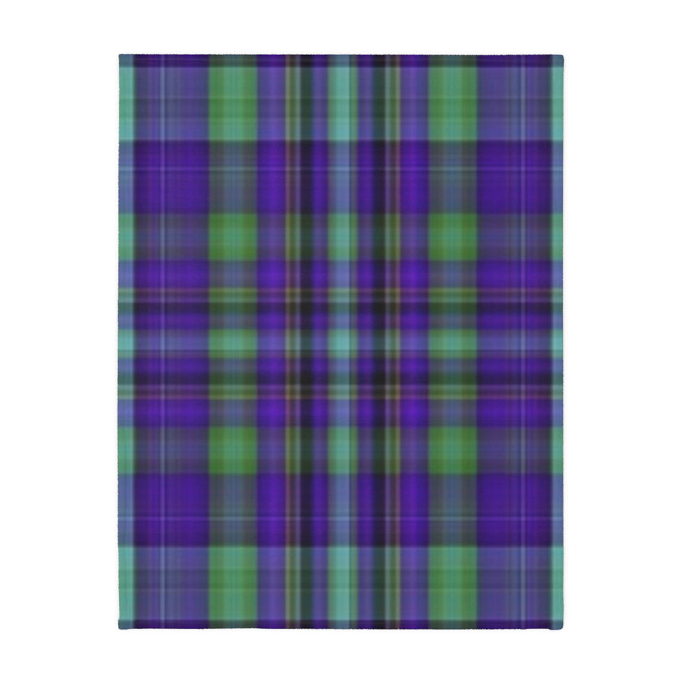 31CB  Colorful Plaid Blanket