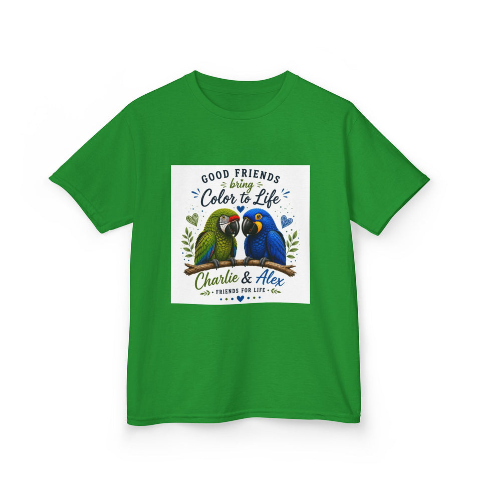 Good Friends Bring Color to Life – Charlie & Alex Kids T-Shirt CA31