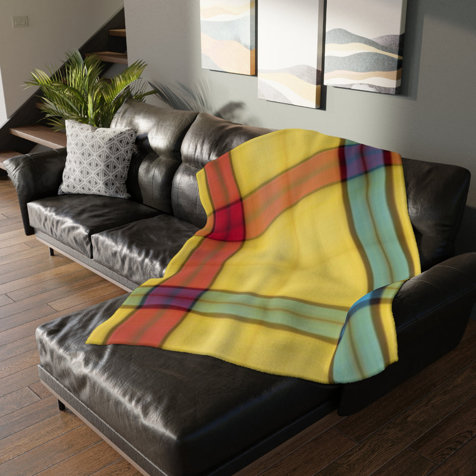 24CB  Colorful Plaid Blanket