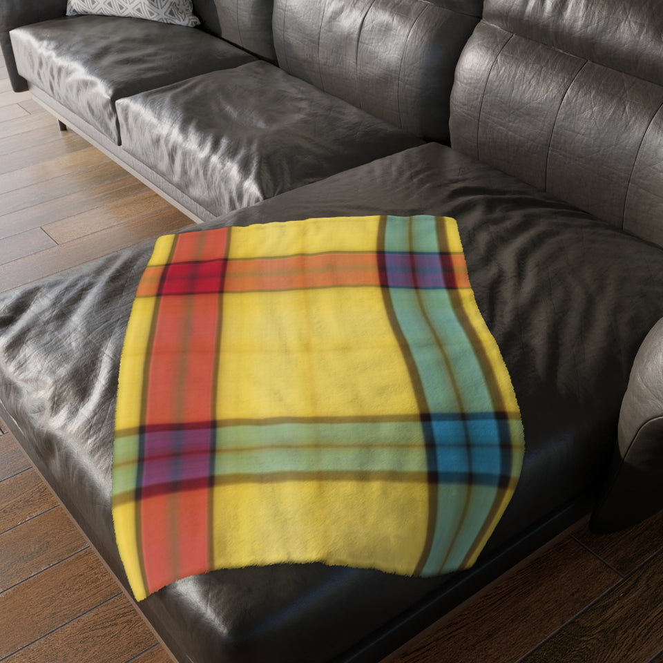 24CB  Colorful Plaid Blanket
