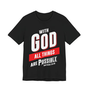 12CTS   Unisex christian t shirt Matthew 19