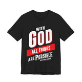 12CTS   Unisex christian t shirt Matthew 19