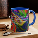 42CMSM Colorful Marble Psalms 68:4-5  Mug