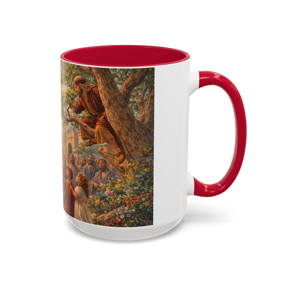 BSM74  Come Down Zacchaeus Mug