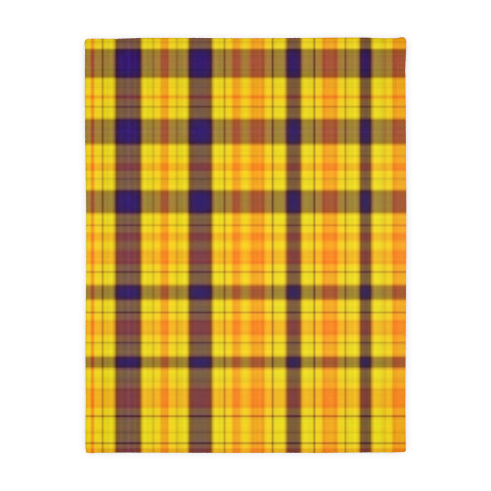 33CB  Colorful Plaid Blanket
