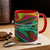 41CMSM  Colorful Marble Psalms 105:1  Mug